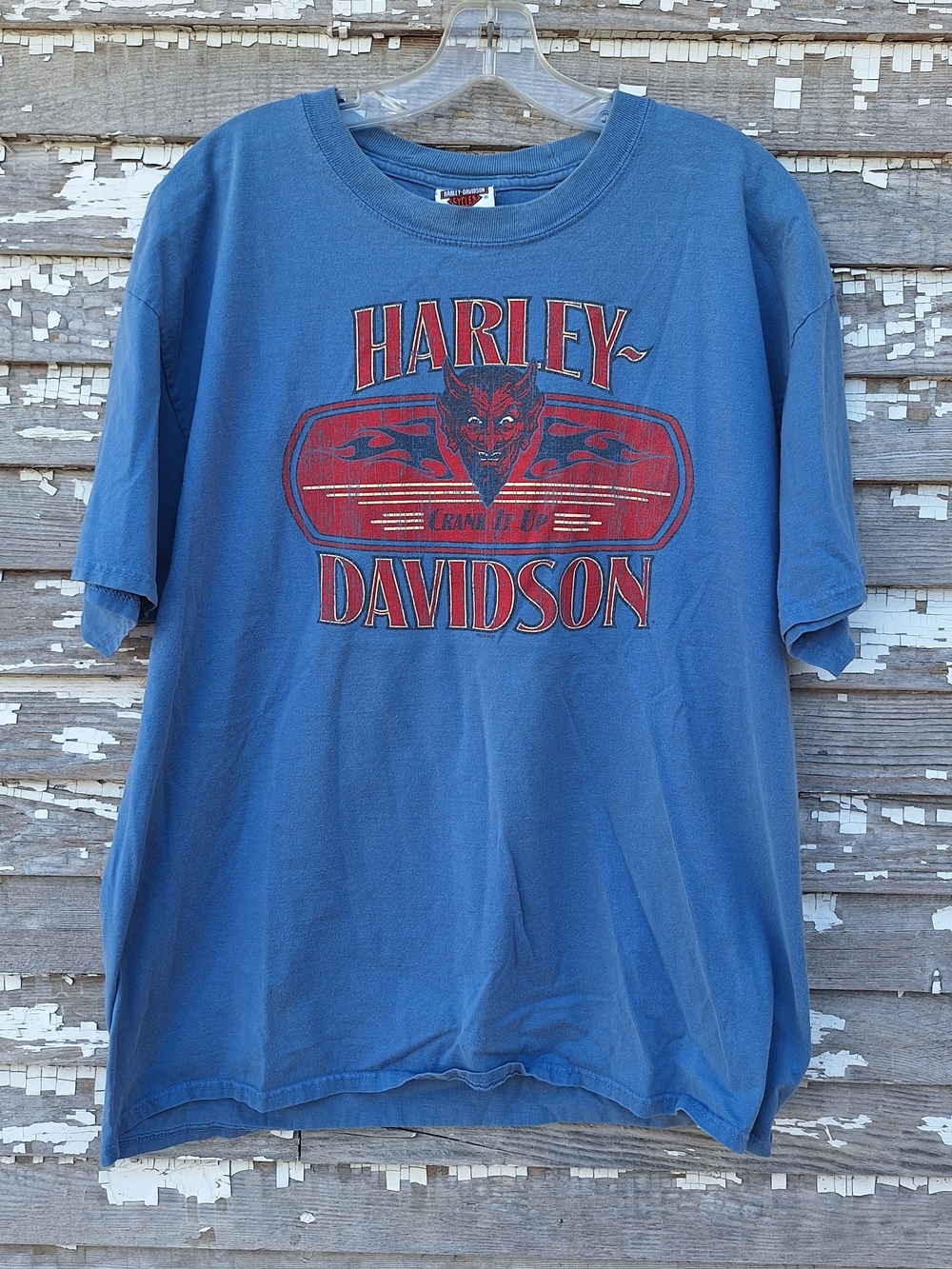 Harley-Davidson Men's Blue Graphic T-Shirt Size XL